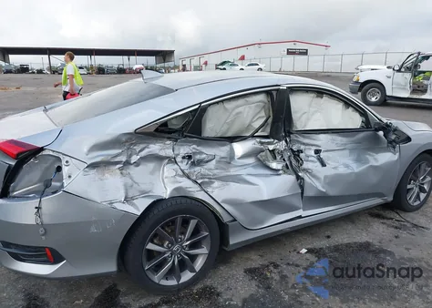 2020 Honda Civic Ex-L from USA, damaged, VIN 19XFC1F71LE221047